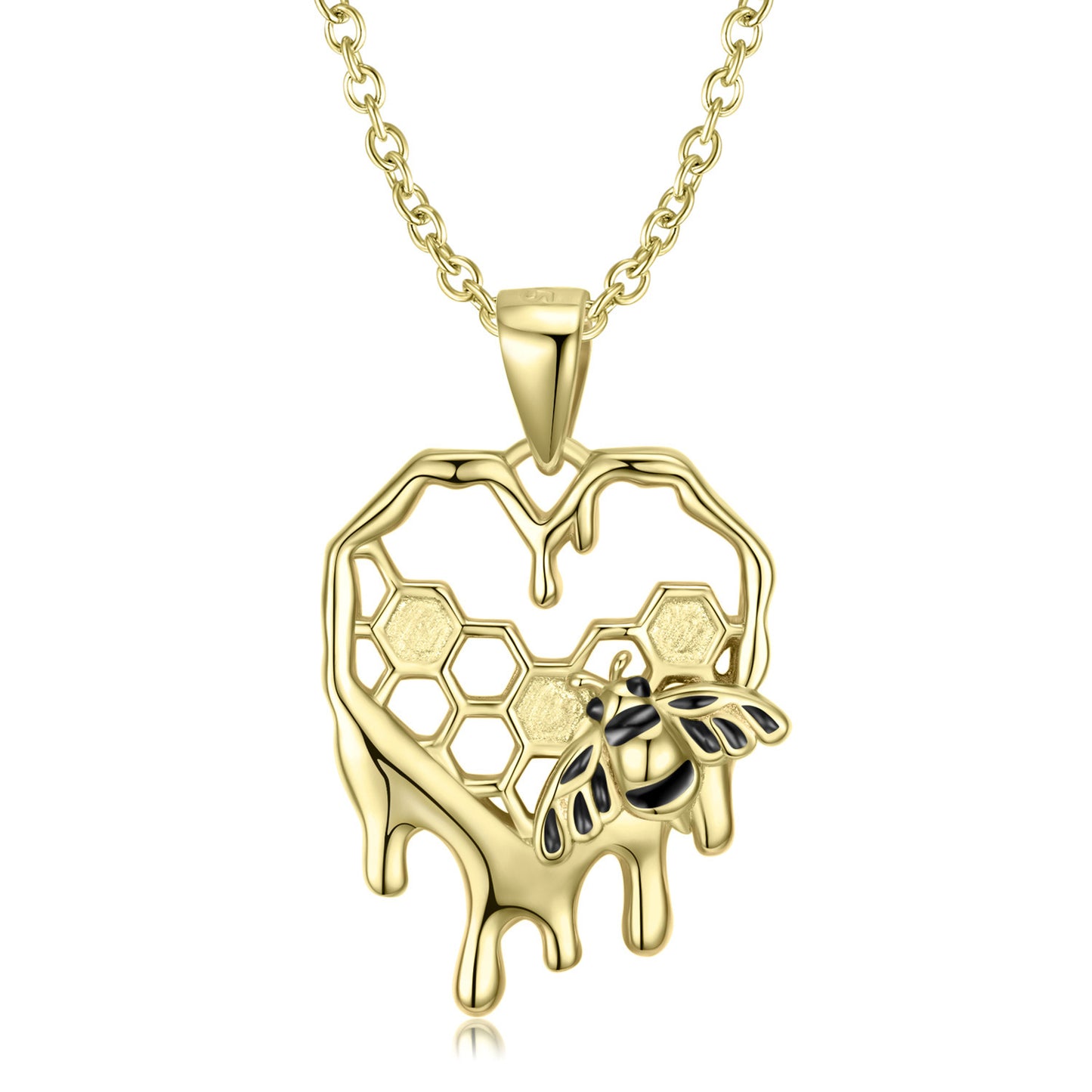STRAZIA®-Collana Honey S925 Sterling Silver Gold-plated