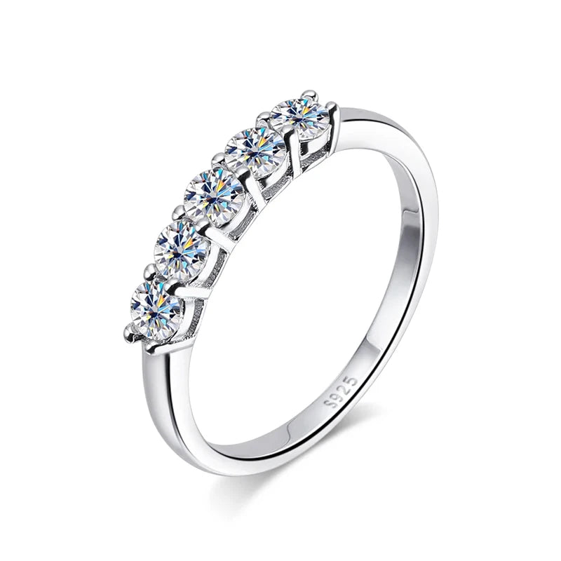 STRAZIA - Eternity Moissanite Ring 925 Sterling "BEST SELLER 2026"