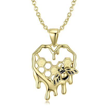 STRAZIA®-Collana Honey S925 Sterling Silver Gold-plated