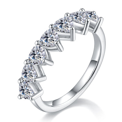 STRAZIA- Anello "ESSENZIALE" S925 & Moissanite 2carati GRA