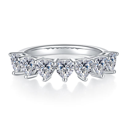STRAZIA- Anello "ESSENZIALE" S925 & Moissanite 2carati GRA