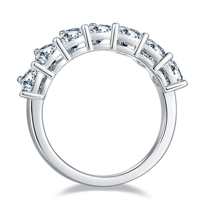 STRAZIA- Anello "ESSENZIALE" S925 & Moissanite 2carati GRA