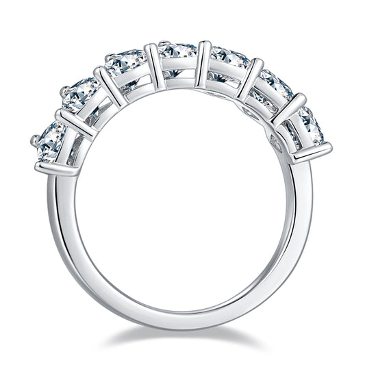 STRAZIA- Anello "ESSENZIALE" S925 & Moissanite 2carati GRA