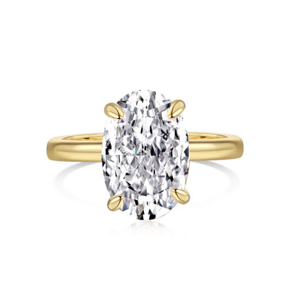 STRAZIA® - Anello ''VERITY'' in Argento S925 Placcato Oro 18K – Eleganza e Raffinatezza