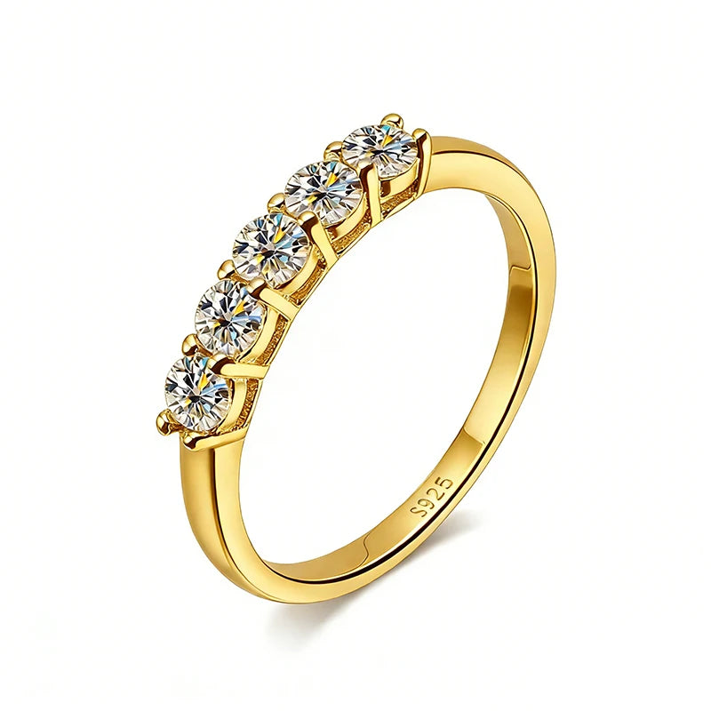 STRAZIA - Eternity Moissanite Ring 925 Sterling "BEST SELLER 2026"
