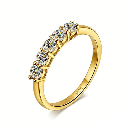 STRAZIA - Eternity Moissanite Ring 925 Sterling "BEST SELLER 2026"