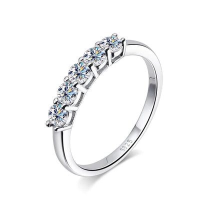 STRAZIA - Eternity Moissanite Ring 925 Sterling "BEST SELLER 2026"
