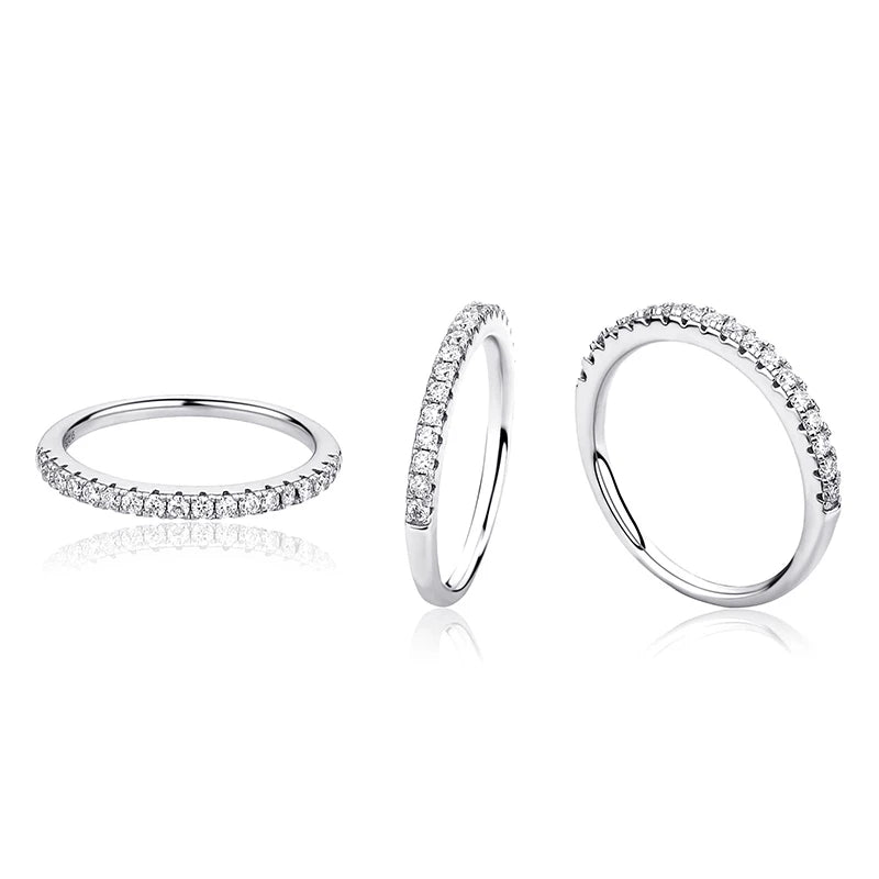 STRAZIA - Eternity Moissanite Ring 925 Sterling "BEST SELLER 2026"