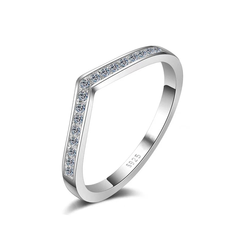 STRAZIA - Eternity Moissanite Ring 925 Sterling "BEST SELLER 2026"
