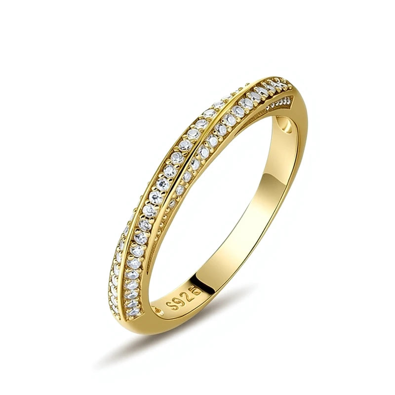 STRAZIA - Eternity Moissanite Ring 925 Sterling "BEST SELLER 2026"