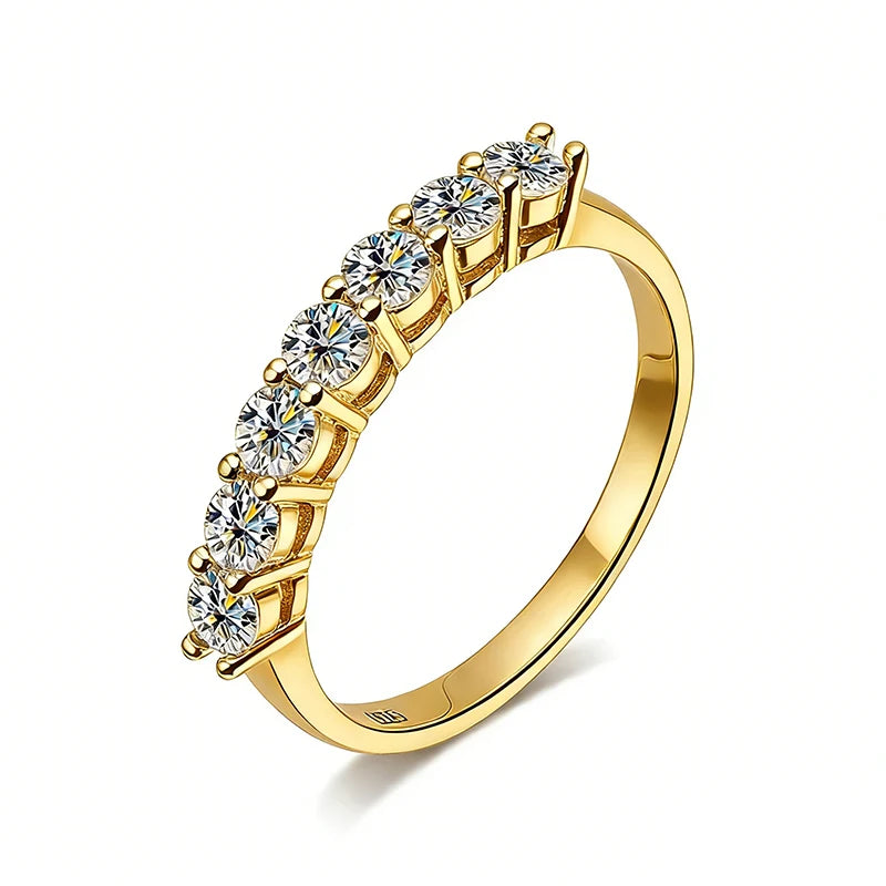 STRAZIA - Eternity Moissanite Ring 925 Sterling "BEST SELLER 2026"
