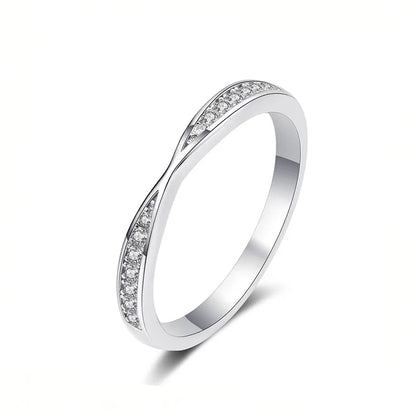 STRAZIA - Eternity Moissanite Ring 925 Sterling "BEST SELLER 2026"