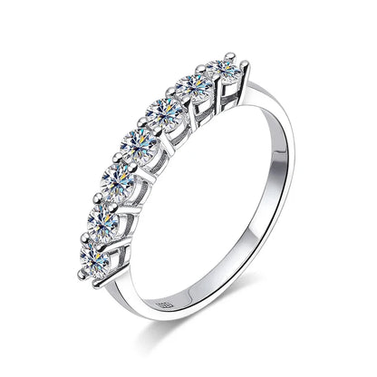 STRAZIA - Eternity Moissanite Ring 925 Sterling "BEST SELLER 2026"