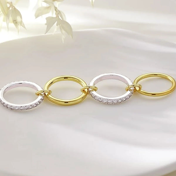 Anelli Intrecciati Lucenti